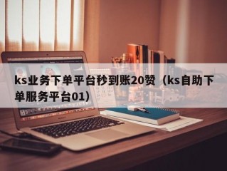 ks业务下单平台秒到账20赞（ks自助下单服务平台01）