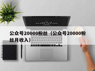 公众号20000粉丝（公众号20000粉丝月收入）