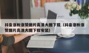 抖音涨粉涨赞图片高清大图下载（抖音涨粉涨赞图片高清大图下载安装）