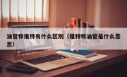 油管和推特有什么区别（推特和油管是什么意思）