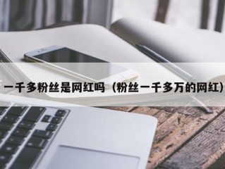 一千多粉丝是网红吗（粉丝一千多万的网红）