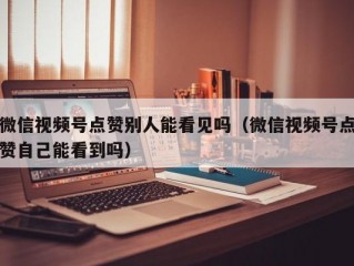 微信视频号点赞别人能看见吗（微信视频号点赞自己能看到吗）