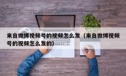 来自微博视频号的视频怎么发（来自微博视频号的视频怎么发的）