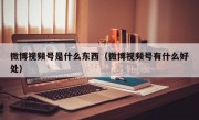 微博视频号是什么东西（微博视频号有什么好处）