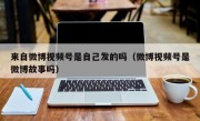 来自微博视频号是自己发的吗（微博视频号是微博故事吗）