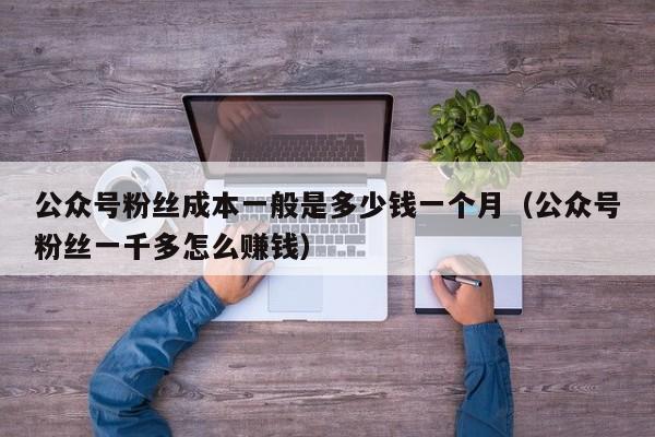 公众号粉丝成本一般是多少钱一个月（公众号粉丝一千多怎么赚钱） 第1张