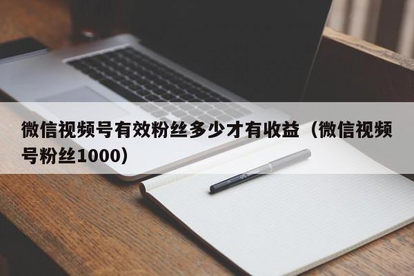 微信视频号有效粉丝多少才有收益（微信视频号粉丝1000） 第1张
