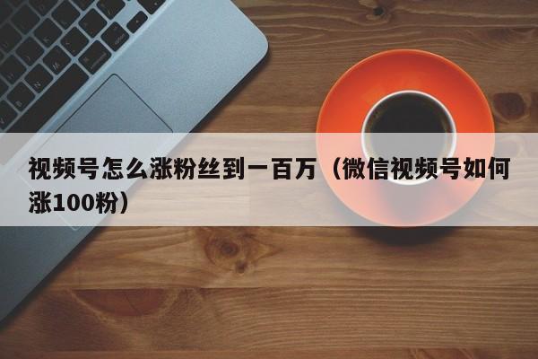 视频号怎么涨粉丝到一百万（微信视频号如何涨100粉） 第1张