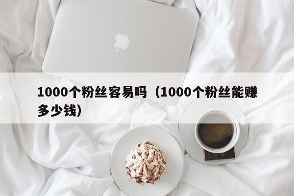 1000个粉丝容易吗（1000个粉丝能赚多少钱） 第1张