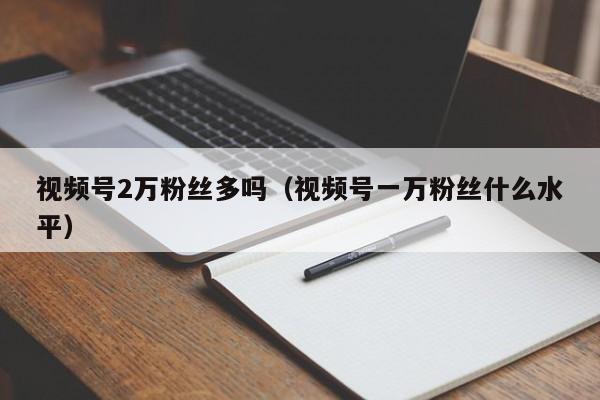 视频号2万粉丝多吗（视频号一万粉丝什么水平） 第1张