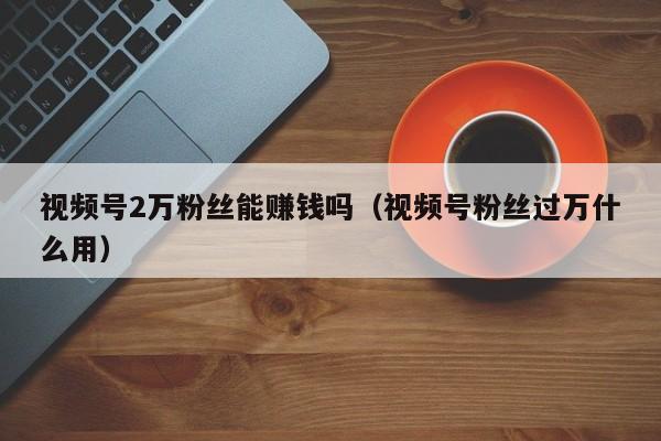 视频号2万粉丝能赚钱吗（视频号粉丝过万什么用） 第1张