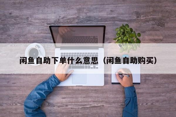 闲鱼自助下单什么意思（闲鱼自助购买） 第1张