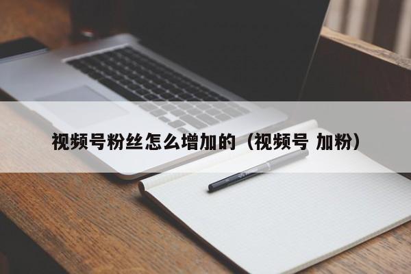 视频号粉丝怎么增加的（视频号 加粉） 第1张